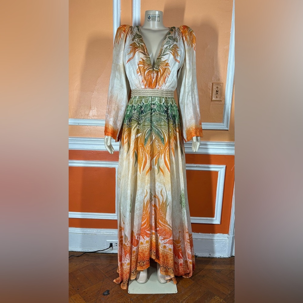 Beatriz Camacho

Raiz - R23 Mende Printed Flare-Sleeve Maxi Dress